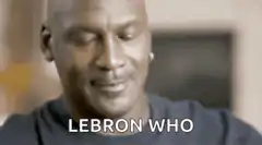Michael Jordan LeBron Who