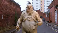 Stone Gargoyle Statue Comes Alive
