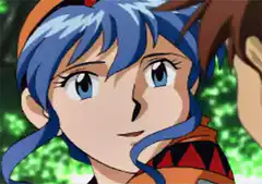 Misato Katsuragi smiling