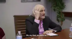 Larry David Oh my God he admit it