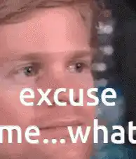 excuse me...what confused reaction