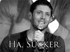Jensen Ackles Ha Sucker