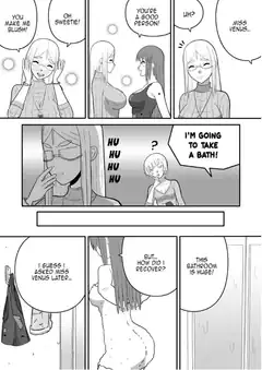 Venus bath scene manga panel