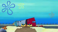 SpongeBob rocket explosion