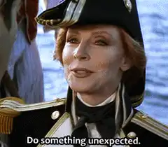 Do something unexpected