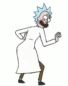 Rick Sanchez dancing