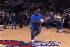 Shaquille O'Neal slam dunk fail