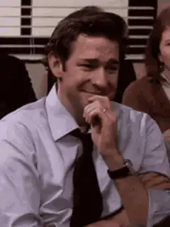 John Krasinski laughing