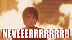 Harry Potter screaming NEVER