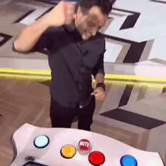 Man slams hand on mute button