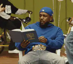 Kanye West reading How to Be God