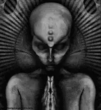 glowing third eye alien