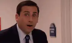 Michael Scott shocked face