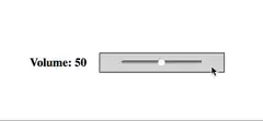 Volume slider changing values