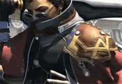 Sub-Zero kneeling and looking down