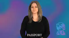 ASL sign for passport