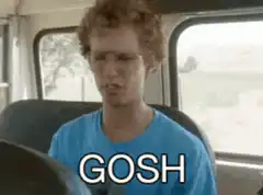 Gosh bus ride reaction