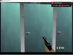 Half-Life headcrab zombie in bathroom