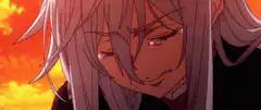 Anime girl crying with tears