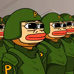 Pepe soldier doing his part