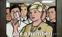 Woman holding number one card