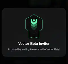 Vector Beta Inviter Badge