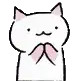cute cat clapping hands