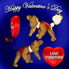 Farting teddy bears valentine