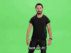 John Travolta Just Do It Green Screen