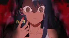 Anime girl shocked by phone