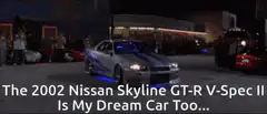 Paul Walker in Nissan Skyline GT-R