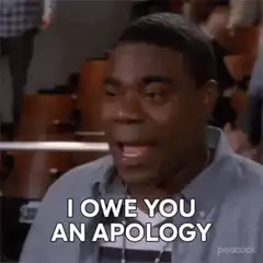 Tracy Morgan I Owe You An Apology
