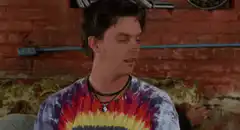 Barney Stinson tie-dye shirt smile