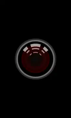 HAL 9000 eye blinking