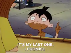 It's my last one, I promise