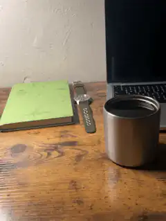 coffee cup on desk