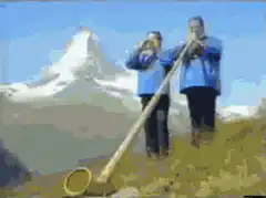 Alpine horn players SATS ARE ON SALE