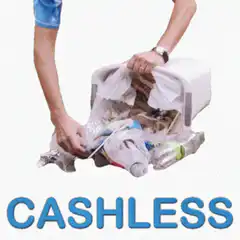 People grabbing plastic bottles from a bag