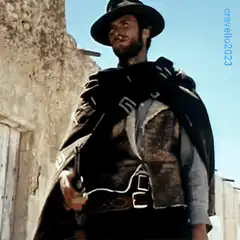 Clint Eastwood cowboy with gun