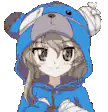 anime girl hoodie color change