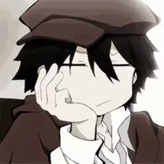 anime boy facepalm and turn away
