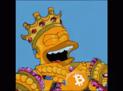 King Homer Simpson Bitcoin