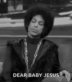 Prince praying with eyes closed