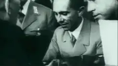 Joseph Goebbels looking up