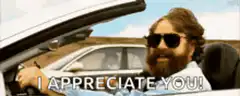 Zach Galifianakis I Appreciate You Thumbs Up