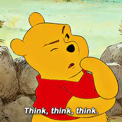 Winnie the Pooh thinking