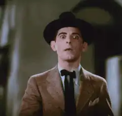 Bela Lugosi confused and shocked