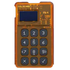 Coldcard Mk4 hardware wallet in multiple colors
