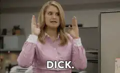 Leslie Knope says Dick then Big Ol' Dick
