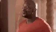 Shaquille O'Neal looking surprised
